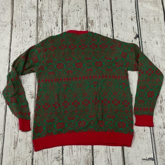 Unicorn Ugly Christmas Crewneck Sweater Jumper Pullover Shirt - Picture 4 of 6